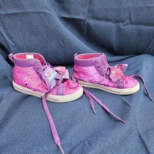 Jojo Siwa Sequin High Tops Size 2